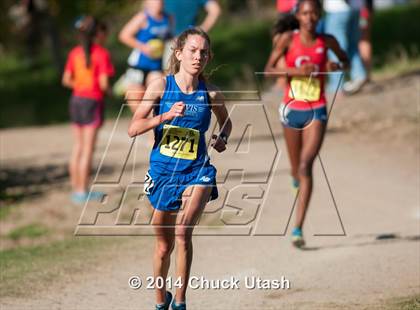 Thumbnail 2 in CIF State Cross Country Championships (D1 Girls Race) photogallery.