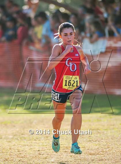 Thumbnail 2 in CIF State Cross Country Championships (D1 Girls Race) photogallery.