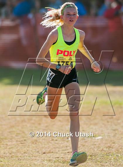 Thumbnail 2 in CIF State Cross Country Championships (D1 Girls Race) photogallery.
