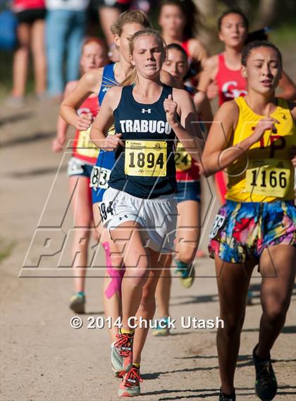 Thumbnail 1 in CIF State Cross Country Championships (D1 Girls Race) photogallery.