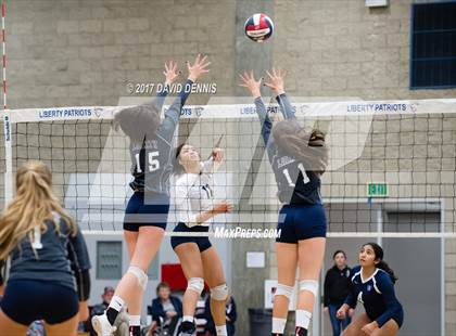 Thumbnail 2 in Bullard vs Liberty (CIF CS Opening Round) photogallery.