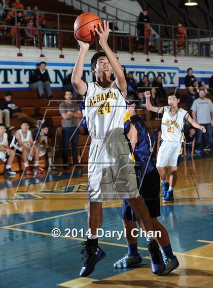 Thumbnail 3 in Alhambra vs Gabrielino (San Marino Tournament) photogallery.