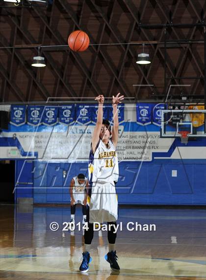 Thumbnail 1 in Alhambra vs Gabrielino (San Marino Tournament) photogallery.