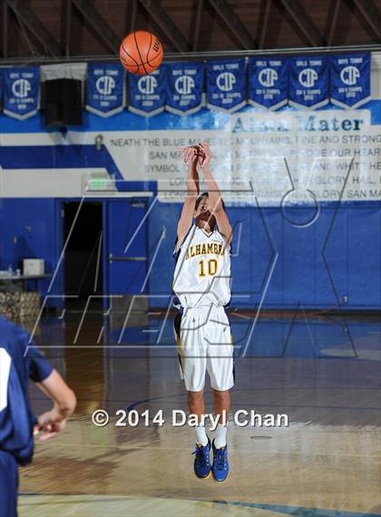 Thumbnail 3 in Alhambra vs Gabrielino (San Marino Tournament) photogallery.