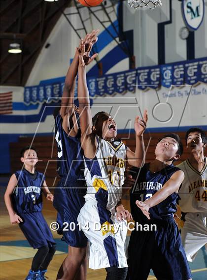 Thumbnail 2 in Alhambra vs Gabrielino (San Marino Tournament) photogallery.