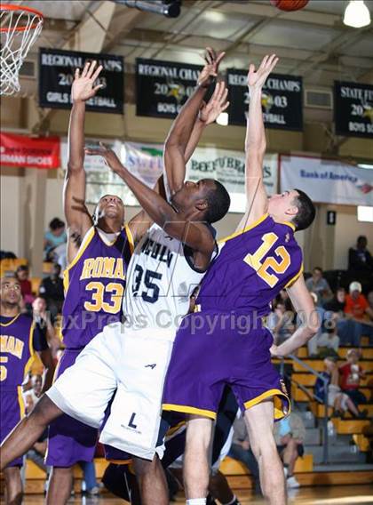 Thumbnail 2 in Lincoln vs. Roman Catholic (City of the Palms Classic) photogallery.