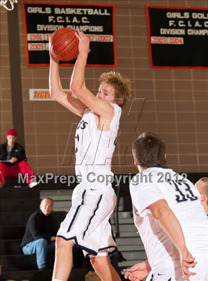 Thumbnail 1 in Staples Vs. Newtown (Ridgefield Holiday Tournament Consolation) photogallery.