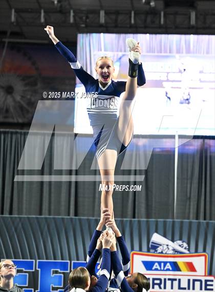 Thumbnail 3 in North Valley Christian Academy - Stunt Game Day Championships (AIA Division IV) photogallery.