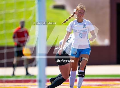 Thumbnail 3 in Jordan vs Brazoswood (UIL Soccer 6A Region 3 Semifinal) photogallery.