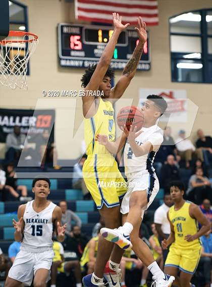 Thumbnail 1 in Berkeley Prep vs Huntington Prep ( National Hoop Fest Tournament) photogallery.