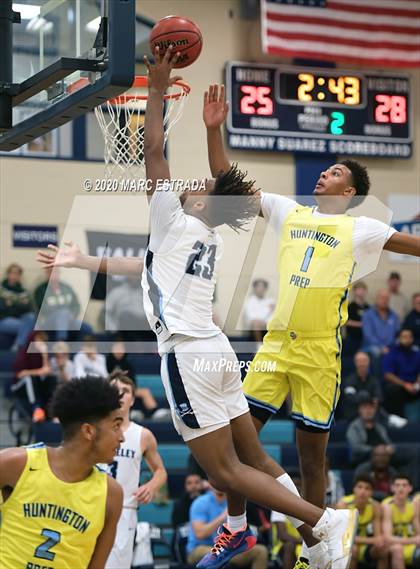 Thumbnail 1 in Berkeley Prep vs Huntington Prep ( National Hoop Fest Tournament) photogallery.