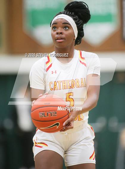 Thumbnail 1 in New Hope Academy vs. Cathedral Catholic (MLK Showcase) photogallery.