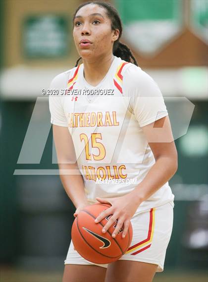 Thumbnail 3 in New Hope Academy vs. Cathedral Catholic (MLK Showcase) photogallery.