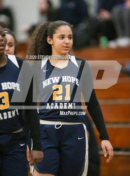 Thumbnail 1 in New Hope Academy vs. Cathedral Catholic (MLK Showcase) photogallery.