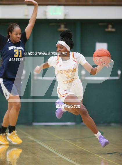 Thumbnail 1 in New Hope Academy vs. Cathedral Catholic (MLK Showcase) photogallery.
