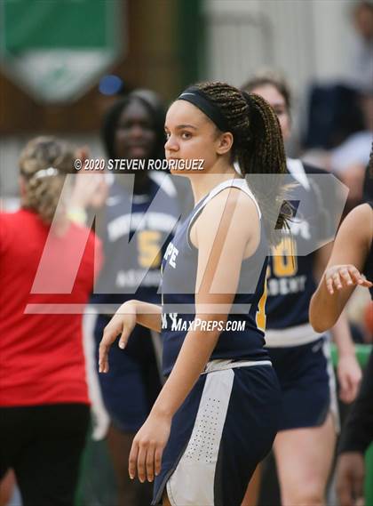 Thumbnail 2 in New Hope Academy vs. Cathedral Catholic (MLK Showcase) photogallery.
