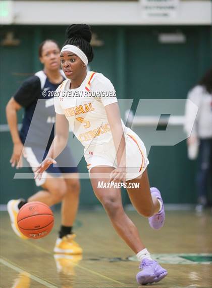 Thumbnail 3 in New Hope Academy vs. Cathedral Catholic (MLK Showcase) photogallery.