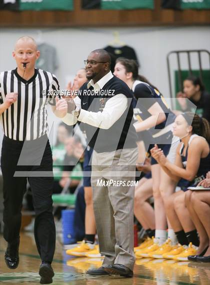 Thumbnail 2 in New Hope Academy vs. Cathedral Catholic (MLK Showcase) photogallery.