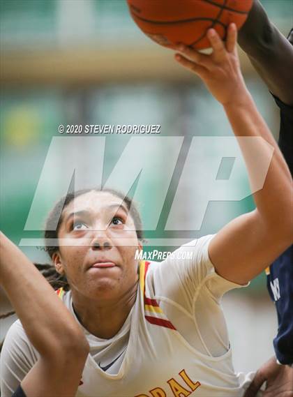 Thumbnail 1 in New Hope Academy vs. Cathedral Catholic (MLK Showcase) photogallery.