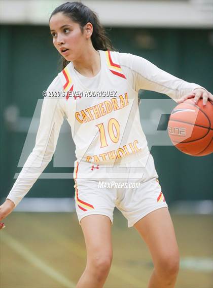 Thumbnail 3 in New Hope Academy vs. Cathedral Catholic (MLK Showcase) photogallery.
