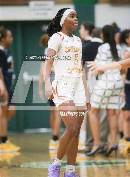 Thumbnail 1 in New Hope Academy vs. Cathedral Catholic (MLK Showcase) photogallery.