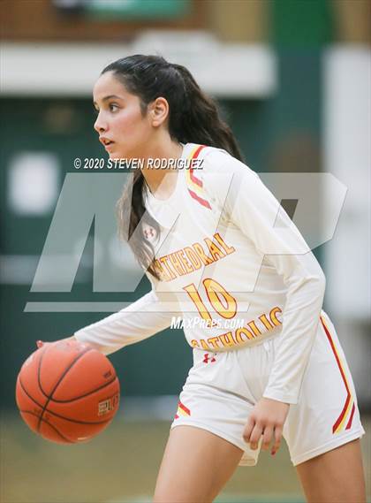 Thumbnail 1 in New Hope Academy vs. Cathedral Catholic (MLK Showcase) photogallery.