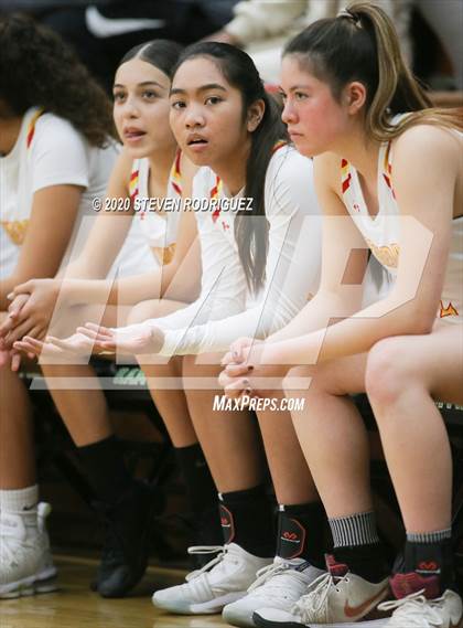 Thumbnail 2 in New Hope Academy vs. Cathedral Catholic (MLK Showcase) photogallery.