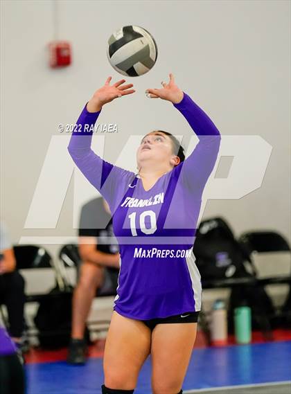 Thumbnail 1 in Franklin vs Roseville (Carmichael Invitational Volleyball Tournament)  photogallery.