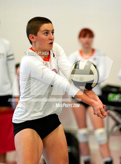 Thumbnail 2 in Franklin vs Roseville (Carmichael Invitational Volleyball Tournament)  photogallery.