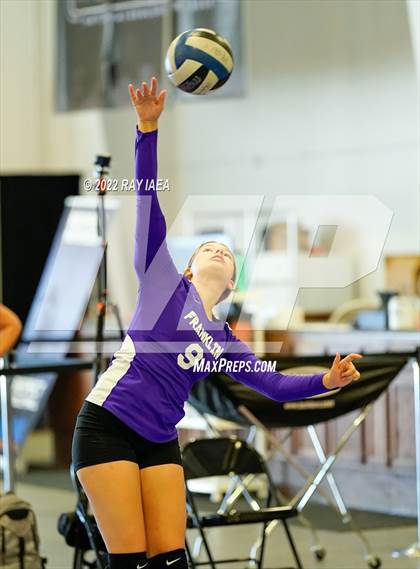 Thumbnail 3 in Franklin vs Roseville (Carmichael Invitational Volleyball Tournament)  photogallery.