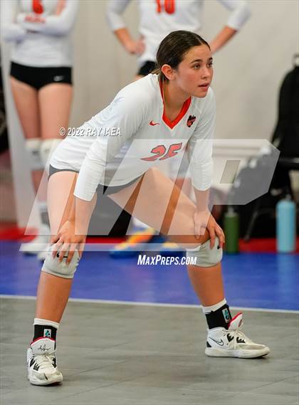 Thumbnail 2 in Franklin vs Roseville (Carmichael Invitational Volleyball Tournament)  photogallery.