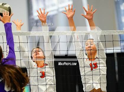 Thumbnail 3 in Franklin vs Roseville (Carmichael Invitational Volleyball Tournament)  photogallery.