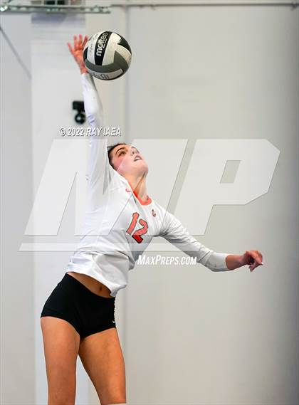 Thumbnail 2 in Franklin vs Roseville (Carmichael Invitational Volleyball Tournament)  photogallery.