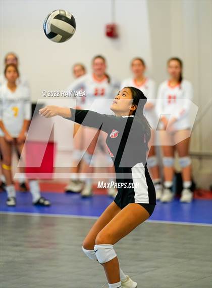 Thumbnail 2 in Franklin vs Roseville (Carmichael Invitational Volleyball Tournament)  photogallery.