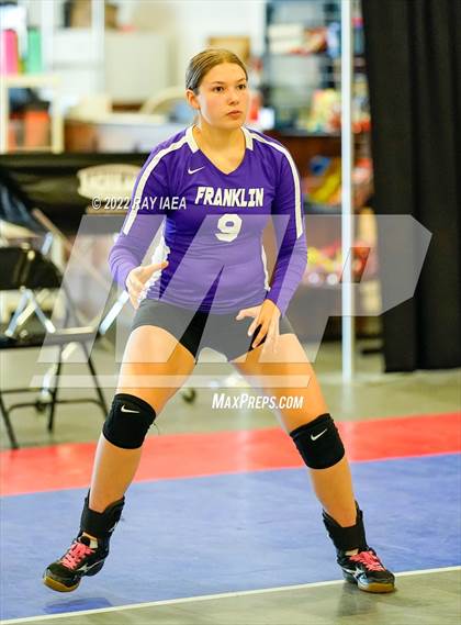 Thumbnail 1 in Franklin vs Roseville (Carmichael Invitational Volleyball Tournament)  photogallery.