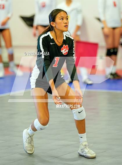 Thumbnail 1 in Franklin vs Roseville (Carmichael Invitational Volleyball Tournament)  photogallery.