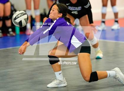 Thumbnail 2 in Franklin vs Roseville (Carmichael Invitational Volleyball Tournament)  photogallery.