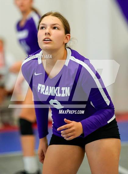 Thumbnail 3 in Franklin vs Roseville (Carmichael Invitational Volleyball Tournament)  photogallery.