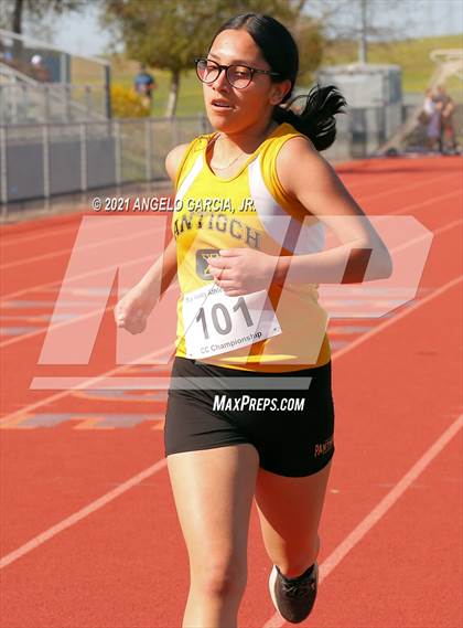Thumbnail 2 in BVAL Girls Cross Country Championship photogallery.