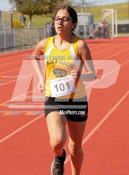 Thumbnail 1 in BVAL Girls Cross Country Championship photogallery.