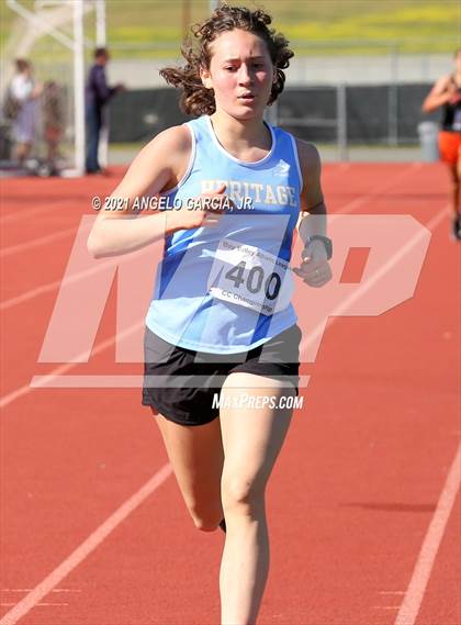 Thumbnail 2 in BVAL Girls Cross Country Championship photogallery.