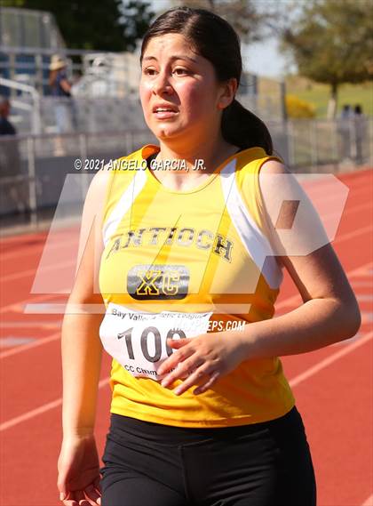 Thumbnail 3 in BVAL Girls Cross Country Championship photogallery.