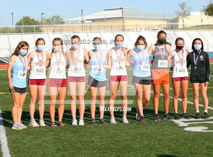 Thumbnail 2 in BVAL Girls Cross Country Championship photogallery.