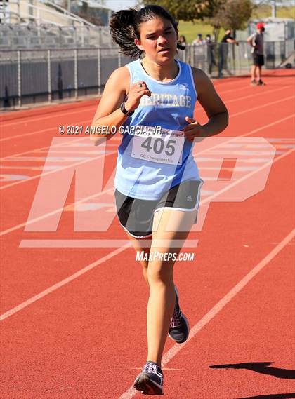 Thumbnail 3 in BVAL Girls Cross Country Championship photogallery.
