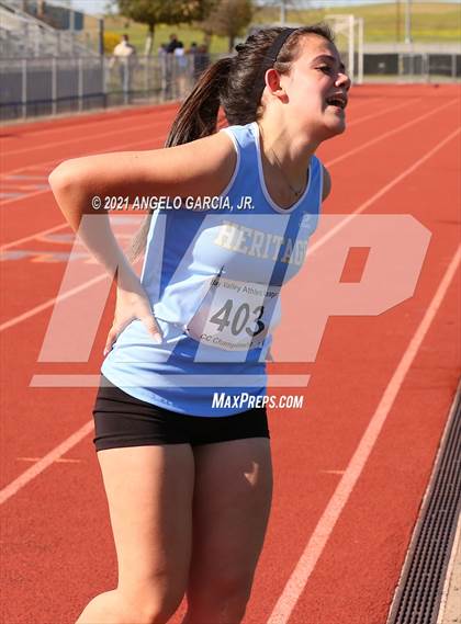 Thumbnail 3 in BVAL Girls Cross Country Championship photogallery.