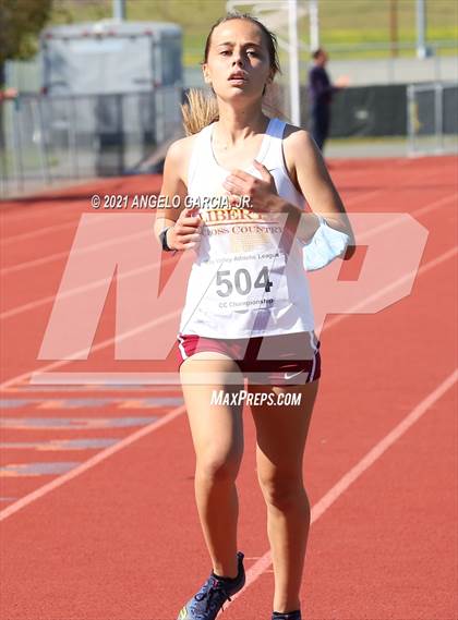 Thumbnail 2 in BVAL Girls Cross Country Championship photogallery.