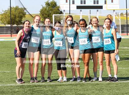 Thumbnail 1 in BVAL Girls Cross Country Championship photogallery.