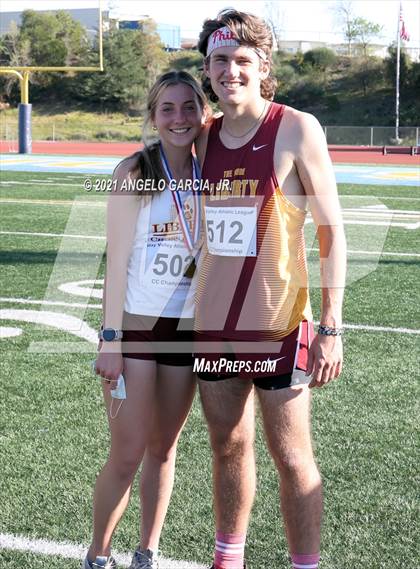 Thumbnail 2 in BVAL Girls Cross Country Championship photogallery.