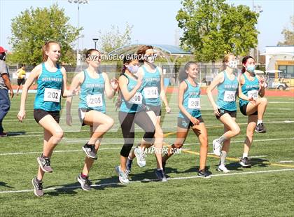 Thumbnail 1 in BVAL Girls Cross Country Championship photogallery.