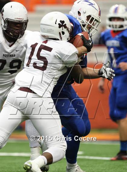 Thumbnail 3 in Aquinas Institute vs. Saratoga Springs (NYSPHSAA Class AA Final) photogallery.